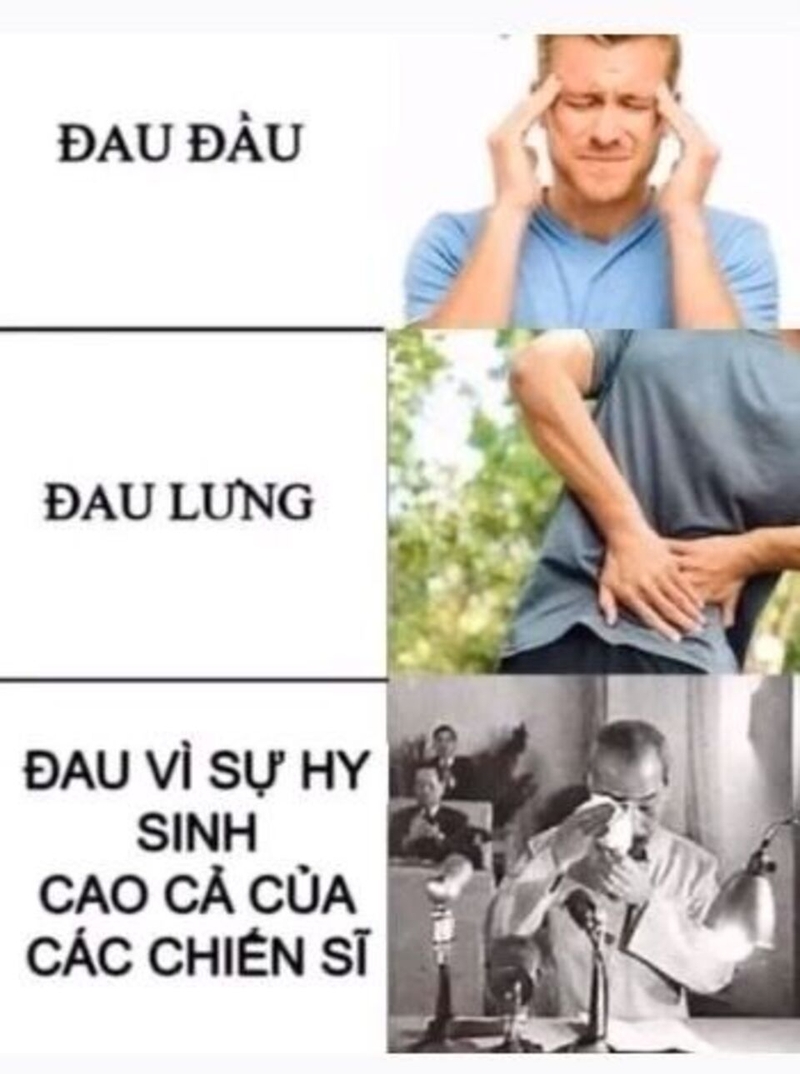 Meme truyền tải thông điệp về lòng biết ơn đối với thế hệ đi trước