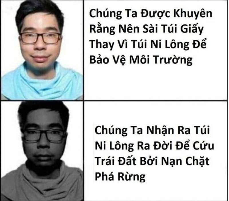 Meme nhân văn về vấn đề bảo vệ môi trường