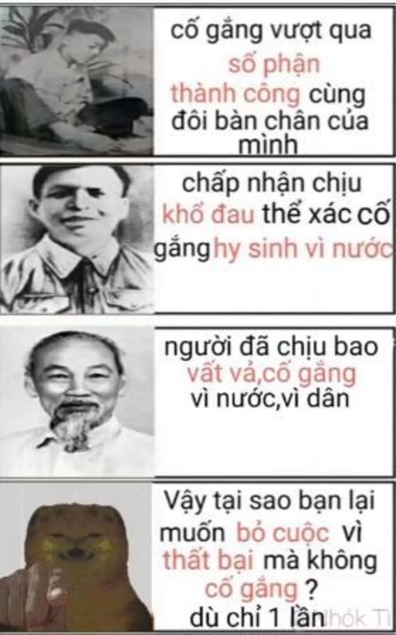 Meme truyền tải giá trị tích cực