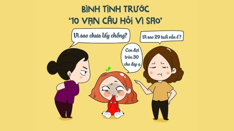 Mệt mỏi với những câu hỏi vào dịp Tết