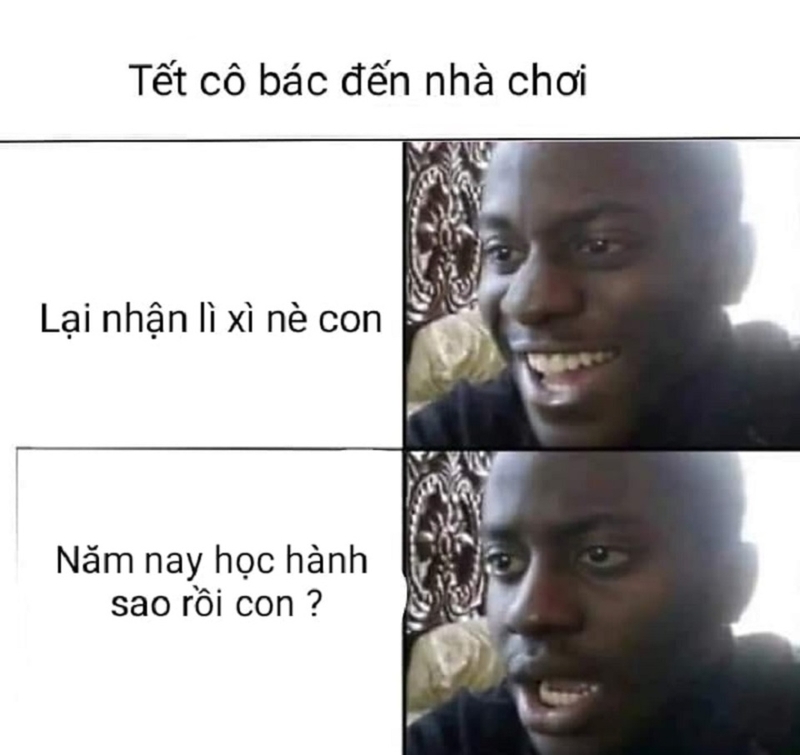 Meme Tết thi cử cực hài hước