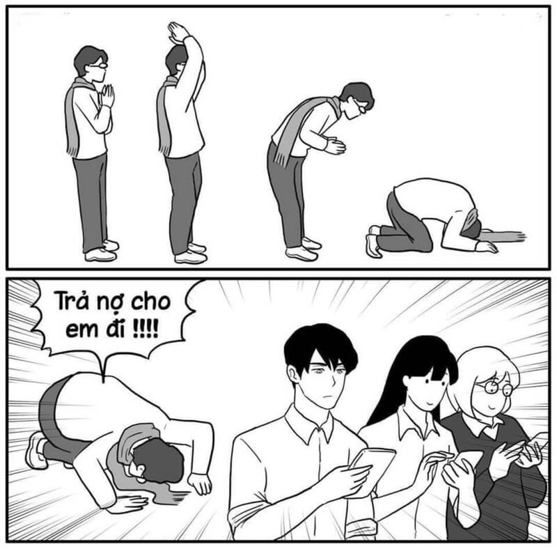 Tình cảnh đòi nợ sao cho “sang”