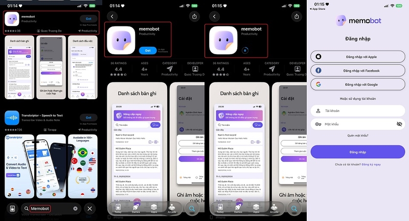Đối với iOS