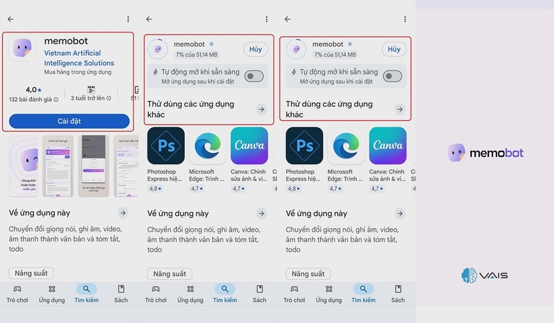 Đối với Android