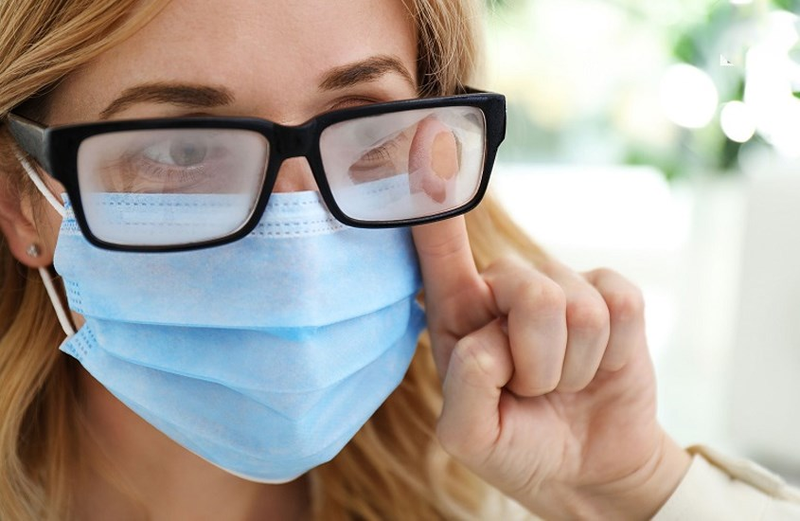 Mẹo chống mờ kính khi đeo khẩu trang 1