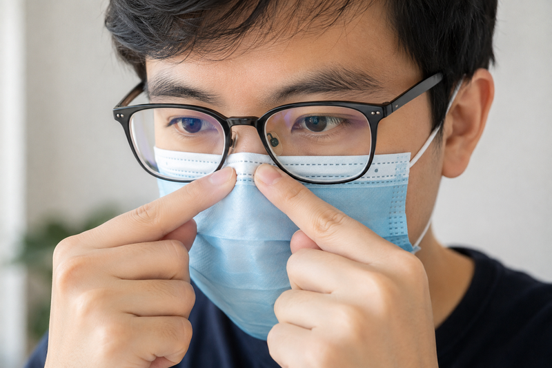 Mẹo chống mờ kính khi đeo khẩu trang 4