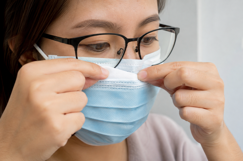 Mẹo chống mờ kính khi đeo khẩu trang 6