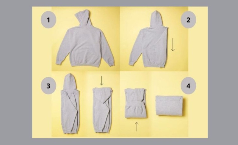 Mẹo gấp quần áo ảnh 5