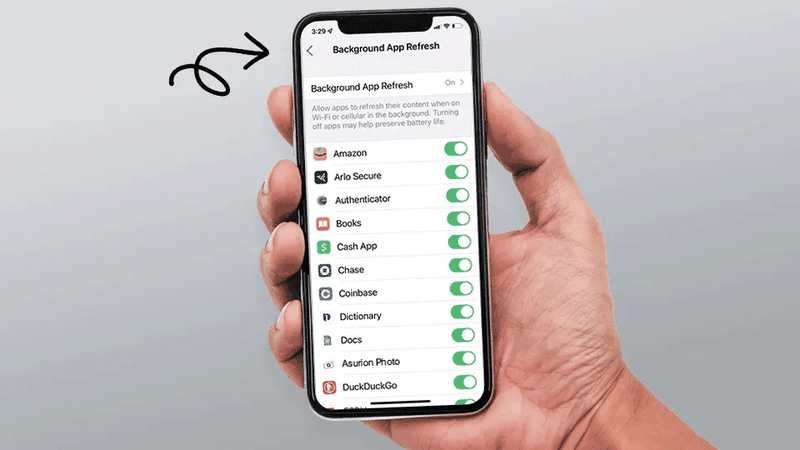 Tính năng Background App Refresh
