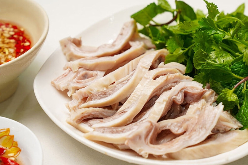 Mẹo luộc dạ dày trắng giòn - 01