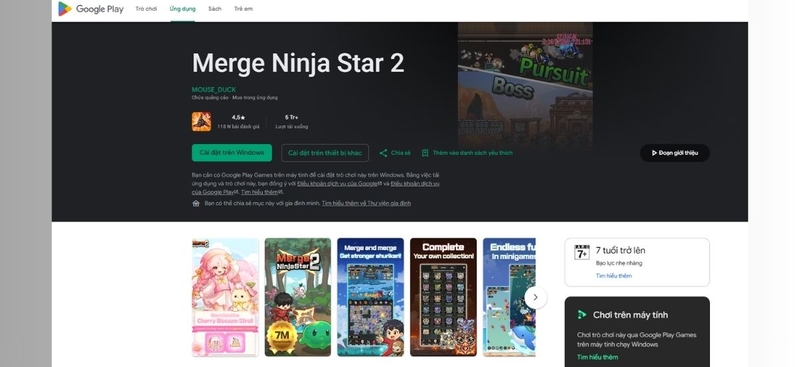 Merge Ninja Star 2 2