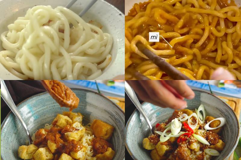 Bước 4: Hoàn thành món ăn