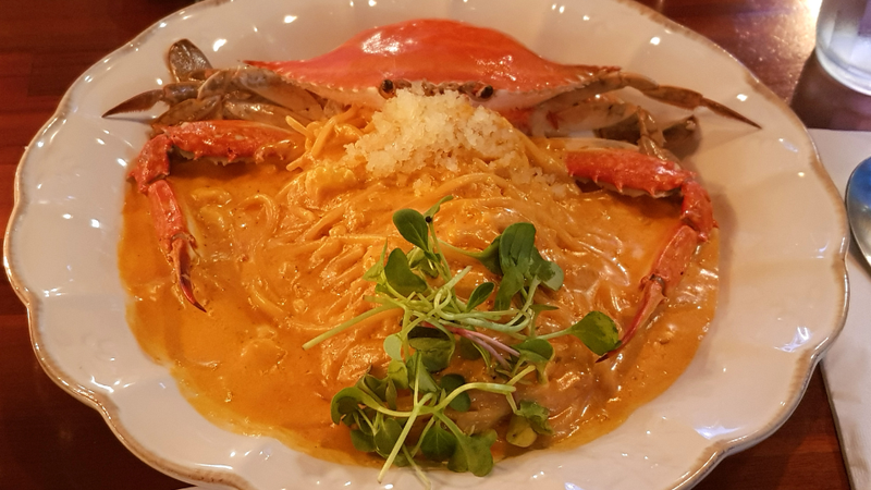 Mì Ý cua sốt kem 5