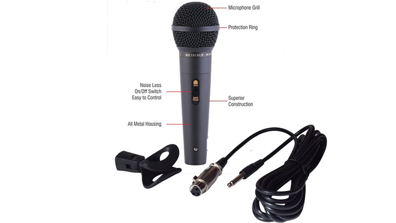 Cấu tạo bên ngoài của micro có dây