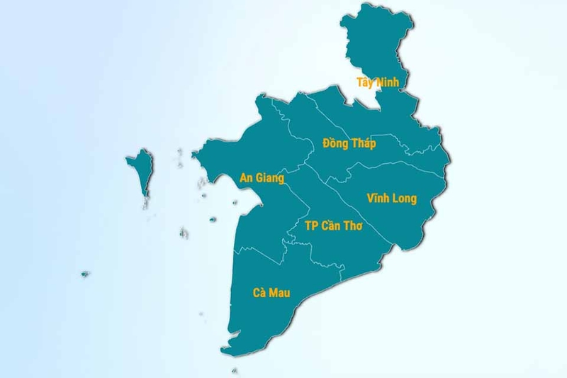 Miền Tây có bao nhiêu tỉnh 20