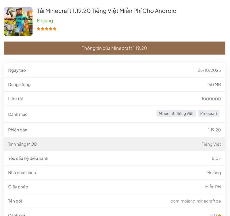 minecraft 1.19.20 tiếng việt - Hình 7