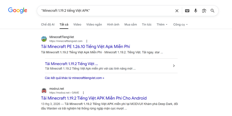 cach tai minecraft 1192 tieng viet