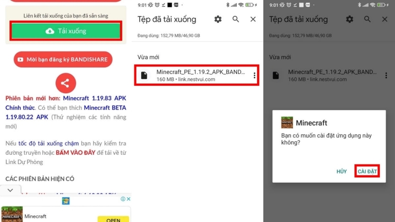 Hướng dẫn tải Minecraft 1.19.2 APK