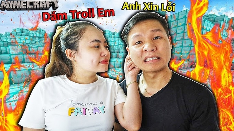 Nguyễn Hữu Thiện và vợ cùng xuất hiện trên một số video