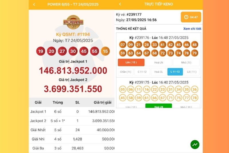 Hỗ trợ đa dạng loại hình xổ số