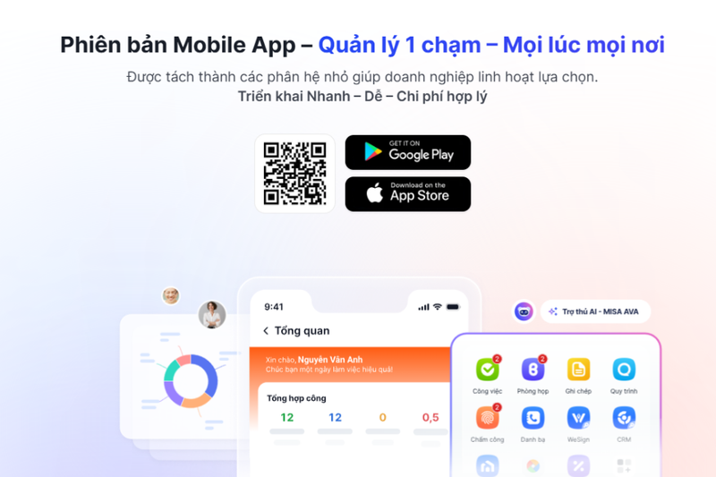 Quản lý công việc mọi lúc, mọi nơi
