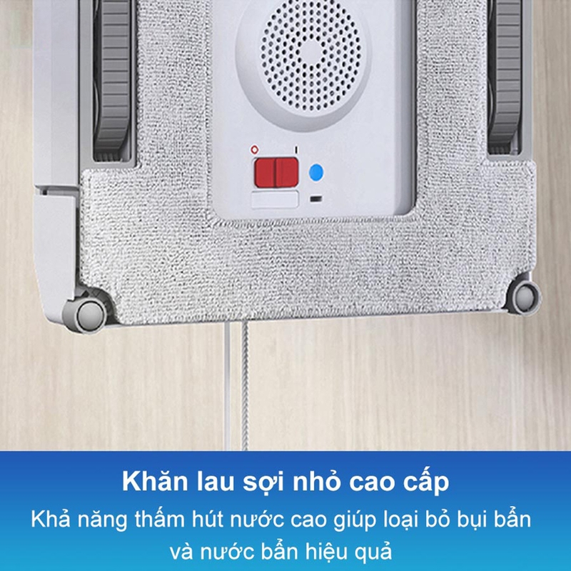 Winbot W1 Pro được đánh giá cao về khả năng làm sạch các loại vết bẩn như bụi, dấu vân tay, và phân chim