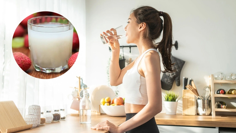 3 cách mix nước ép vải 1