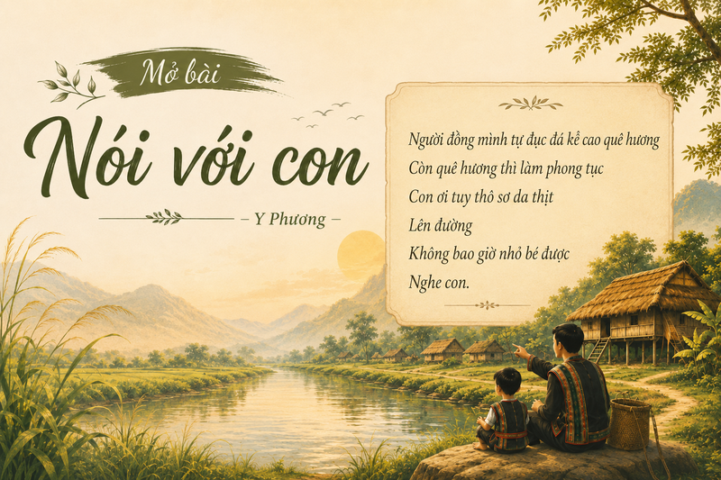Mở bài Nói với con 2