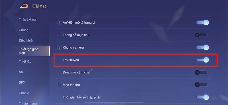 Cách mở tính năng chat trong Liên Quân Mobile ảnh 3