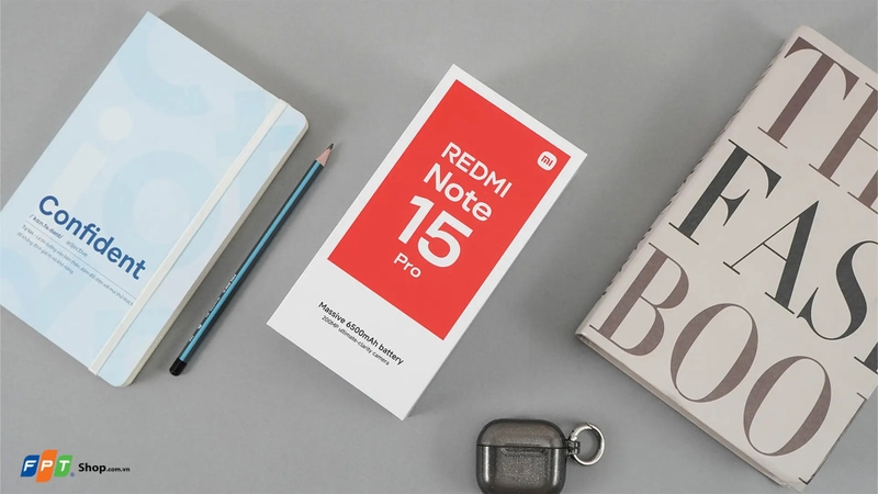 mở hộp Redmi Note 15 Pro có gì mới hình 1