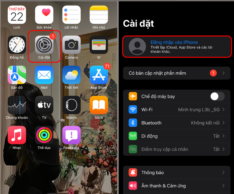 mo khoa icloud tren iphone