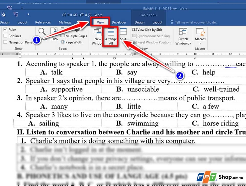 Cách mở nhiều file Word trên 1 giao diện - 04