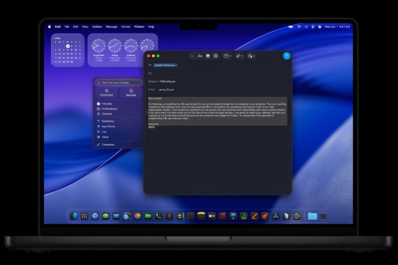 Apple Intelligence hỗ trợ làm việc thông minh hơn