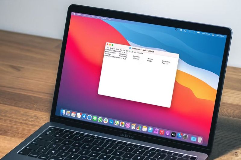 Mở Terminal trên Mac - 02