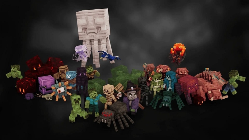 Mob Minecraft là gì? Vật phẩm rơi từ Mob là gì?