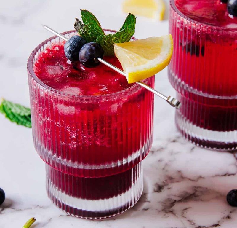 mojito việt quất không cồn 1