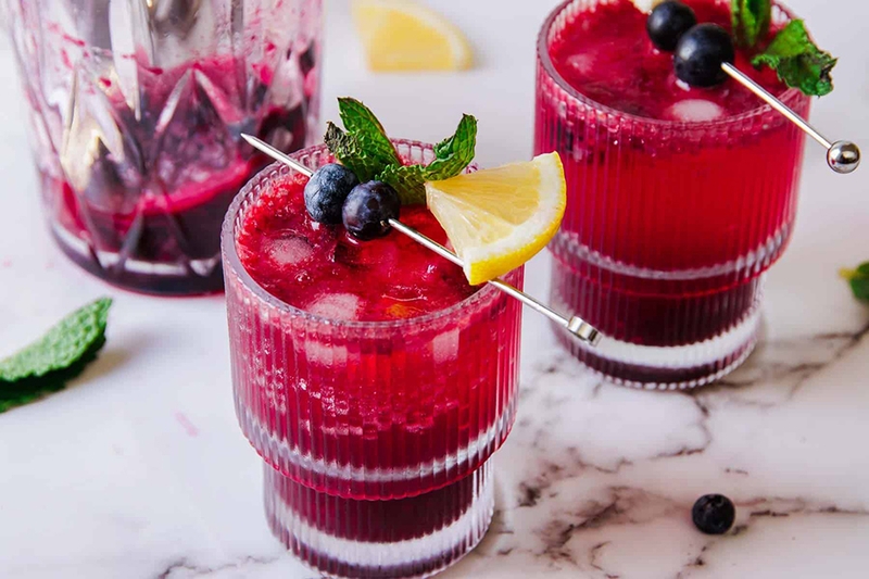 mojito việt quất không cồn 2