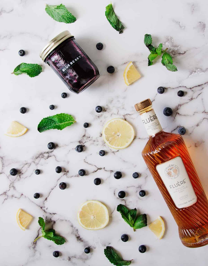 mojito việt quất không cồn 3