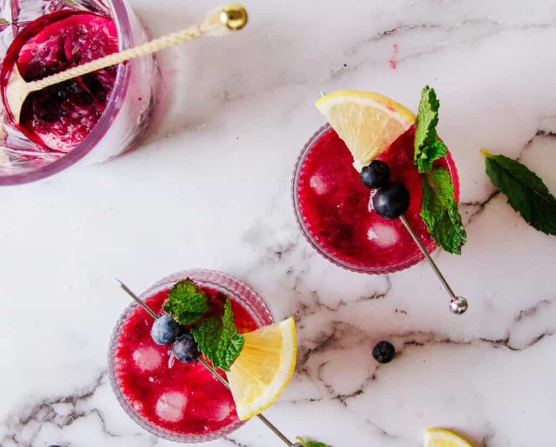 Mojito việt quất không cồn - 03