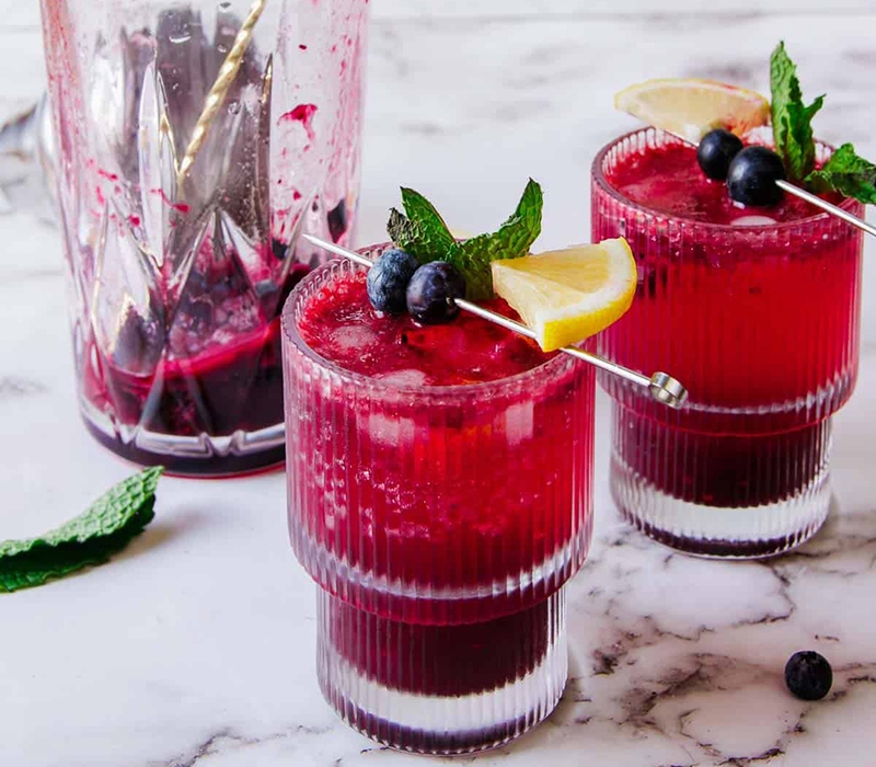 Mojito việt quất không cồn - 02