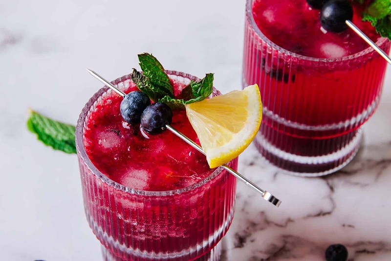 Mojito việt quất không cồn - 01