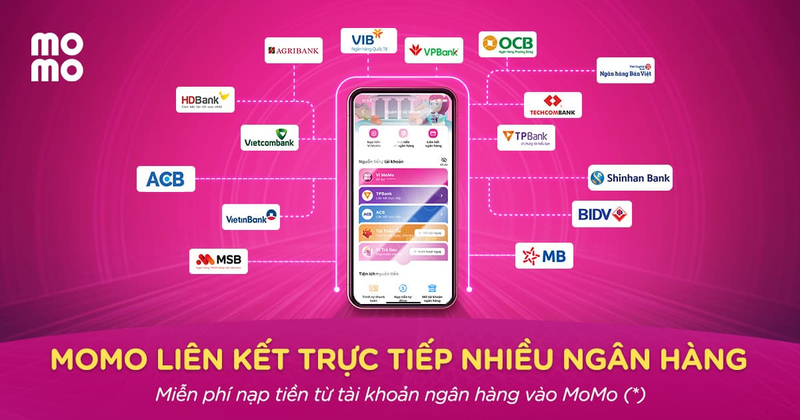 MoMo có thể liên kết với bao nhiêu ngân hàng?