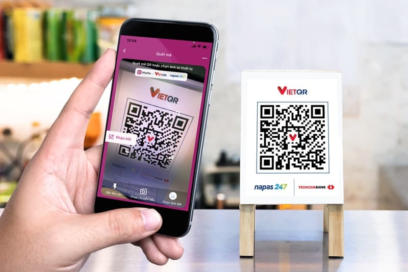 Thanh toán QR Code tại cửa hàng