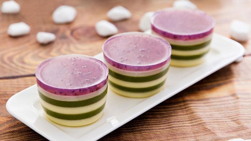 Thạch rau câu nhiều màu
