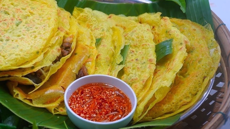 Bánh xèo mini