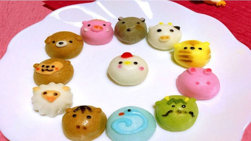 Bánh bao hình thú