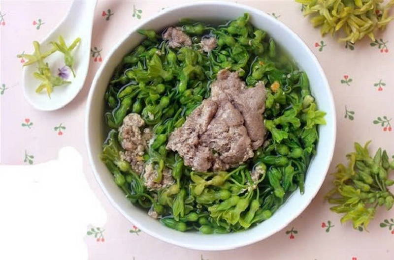 món ăn từ hoa thiên lý ảnh 6