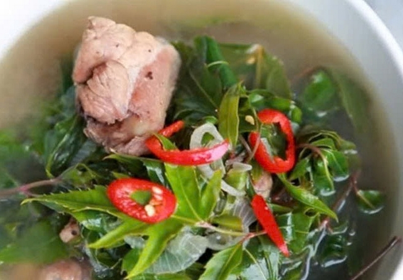 món ăn từ lá đinh lăng ảnh 3