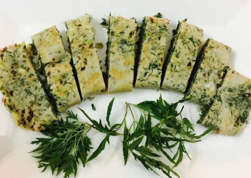 món ăn từ lá đinh lăng ảnh 4