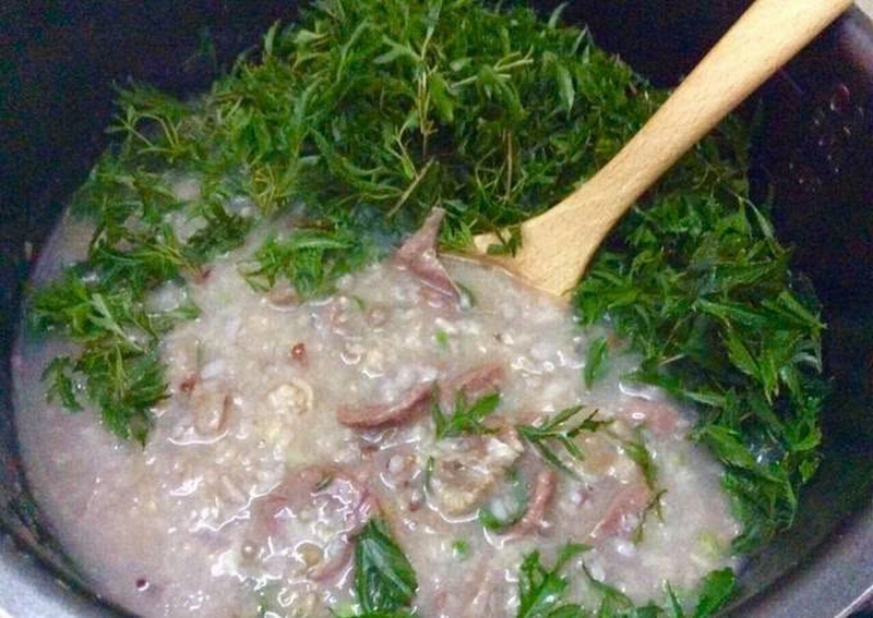 món ăn từ lá đinh lăng ảnh 5